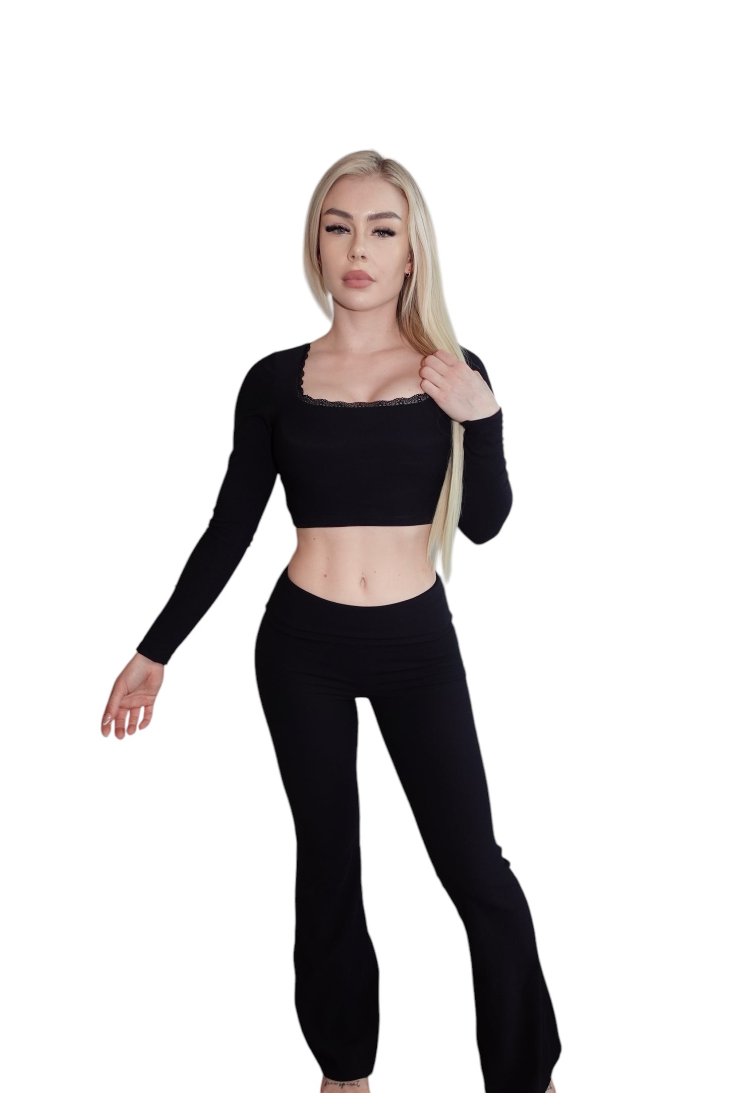 Myah Flared Leggings xBlack