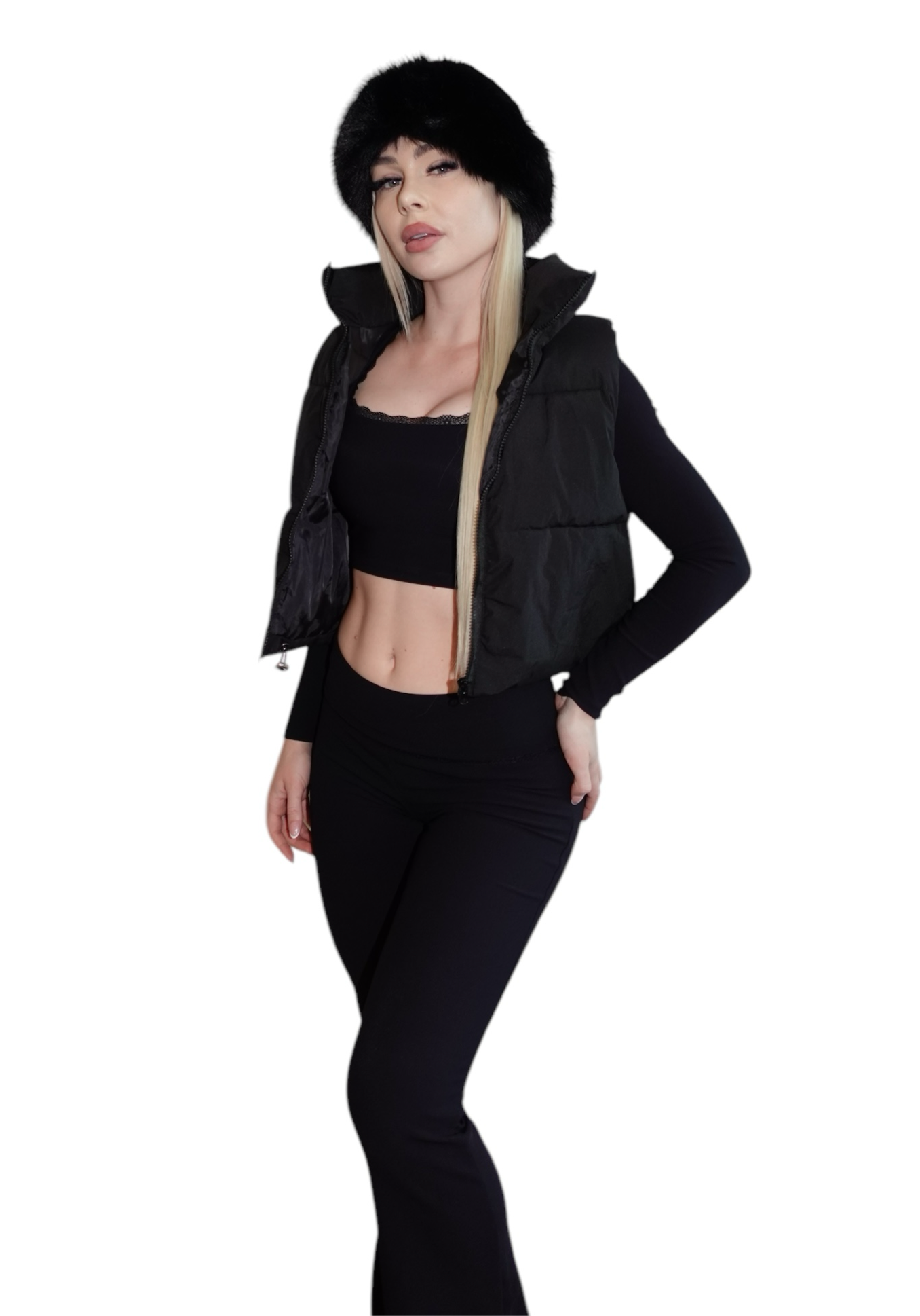Myah Flared Leggings xBlack